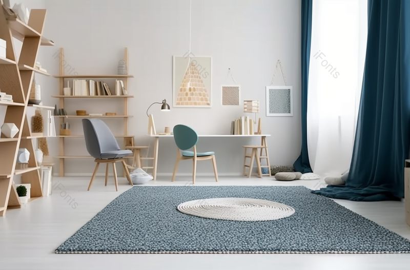 少年的房间简单简约家居装饰设计,高清,摄影图,摄影图片,图片大全,摄影图免费下载